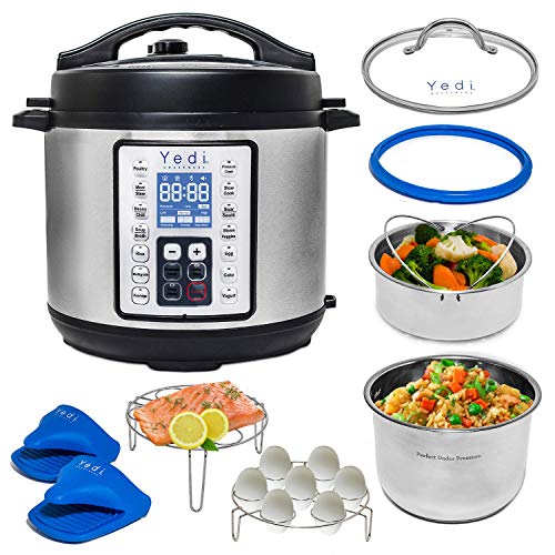 Yedi 9-in-1 Total Package 8 Quart XL Instant Programmable Pressur…