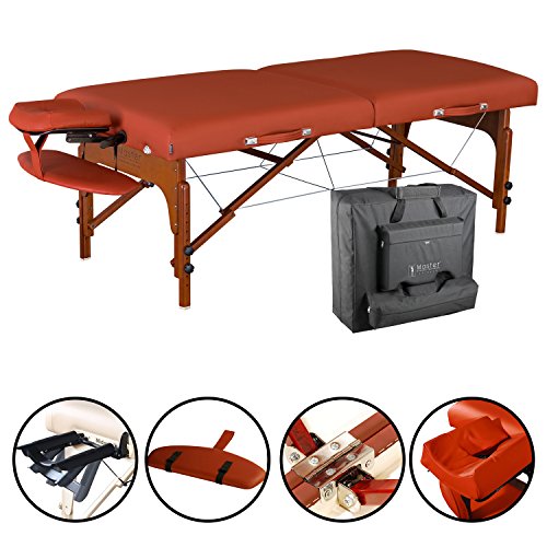Master Massage 31″ Santana LX Portable Massage Table Package, Mem…