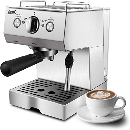 Espresso Machines 15 Bar Coffee Machine with Milk Frother Wand fo…