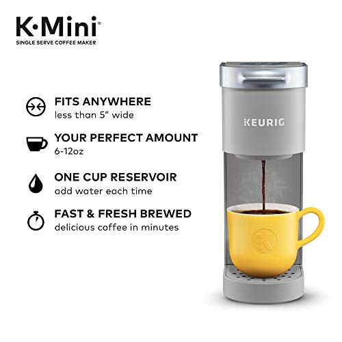 Keurig K-Mini Coffee Maker, Single Serve K-Cup Pod Coffee Brewer,…